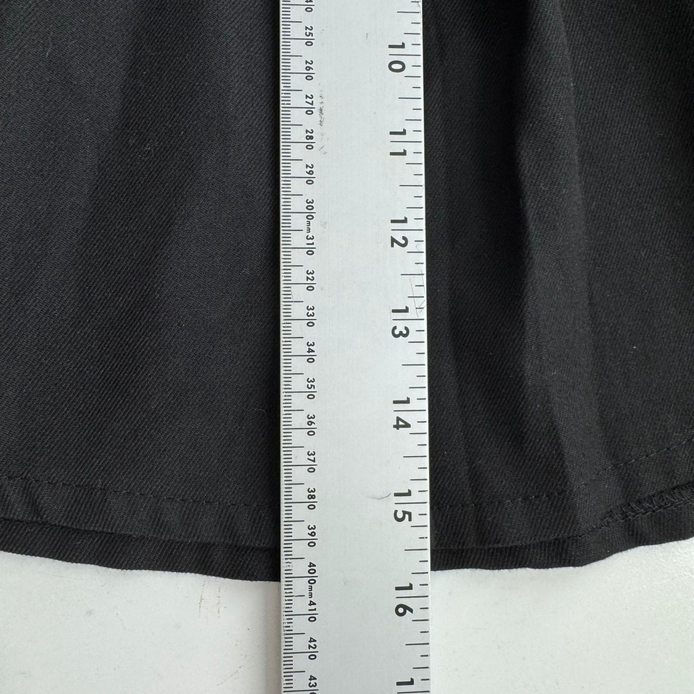 Hot Topic Mini Skirt Womens XS Black Buckle Pleated Grunge Goth Punk Rock NWOT - Picture 10 of 11